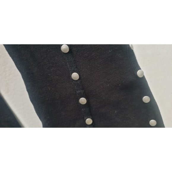 WOLFORD MERINO STUDS LEGGINGS black size L - Picture 7 of 8